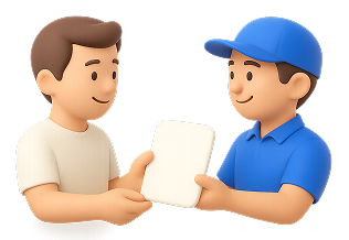 견적 신청 완료 일러스트